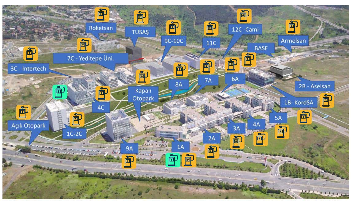 Teknopark İstanbul Kampüsünde Elektrikli Araç Şarj Altyapısı Güçleniyor